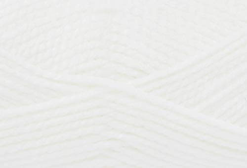 King Cole 77822 Big Value Chunky White Garn – 152 m, 100 g von King Cole