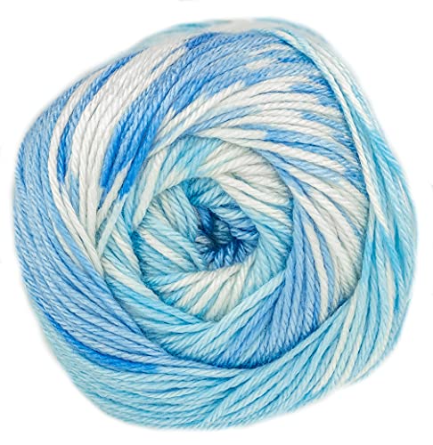 King Cole Fjord DK Strickwolle, Acryl, Selbstmuster, Fairisle-Garn, 1 x 100 g (Tromso - 4549) von King Cole