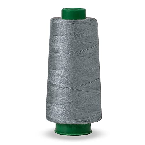 1 Kone Rolle Nähgarn Garn Overlockgarn 2700m 40S/2 100% Polyester - 21 grau von King of Trade