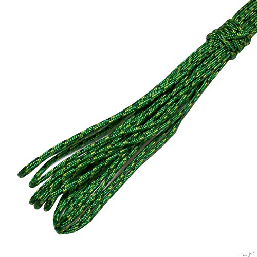 10m Farbe-314 grün-gelb-schwarz Paracord Schnüre Nylonleine 2 mm von King of Trade