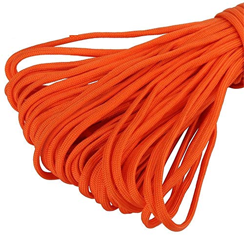 MicroCord Paracord Schnüre Nylonleine 2 mm stark, 10 m lang Farbe orange von King of Trade