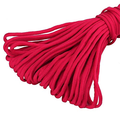 MicroCord Paracord Schnüre Nylonleine 2 mm stark, 10 m lang Farbe rot von King of Trade