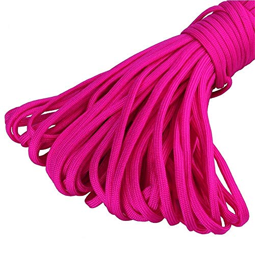 MicroCord Paracord Schnüre Nylonleine 2 mm stark, 15 m lang Farbe hot pink von King of Trade