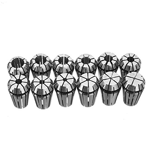 KingLan 12 Stücke 1/32-3/8 inch Er16 Feder Collet Set Für Gravur Maschine Fräswerkzeug von KingLan