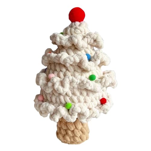 Handgefertigte Gehäkelte Weihnachtsbaumdekoration Für Zuhause Kamine Ornament Boutique Shop Gestrickte Baum Weihnachtsdekorationen von Kingke