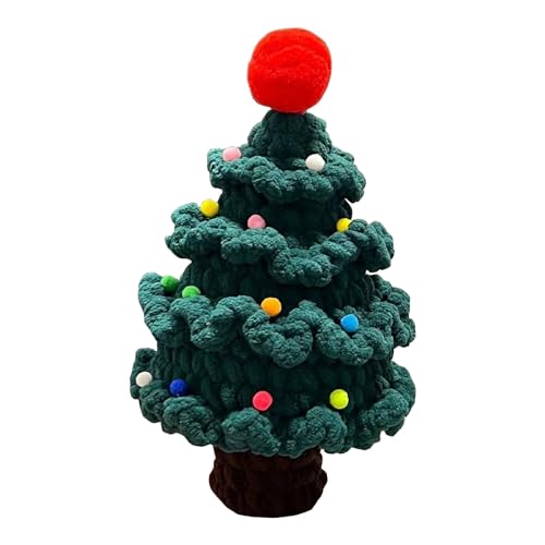 Handgefertigte Gehäkelte Weihnachtsbaumdekoration Für Zuhause Kamine Ornament Boutique Shop Gestrickte Baum Weihnachtsdekorationen von Kingke