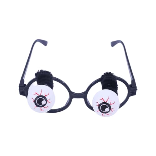 Kingke Prank Halloween Brille für Kinder Erwachsene Festival Thema Cosplay Brille Party Zubehör Neuheit Augapfel Brille von Kingke