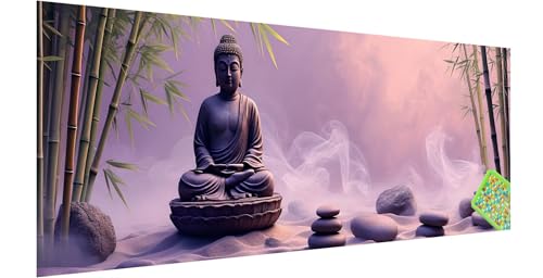 Diamond Painting Zen, Diamond Painting Erwachsene, Groß Diamant Painting Bilder 180x60cm, Anlage Diamond Painting Set für Erwachsene und Kinder, Eckige Steine Mosaikherstellung Kit für Home Deko, M-0 von Kinntn