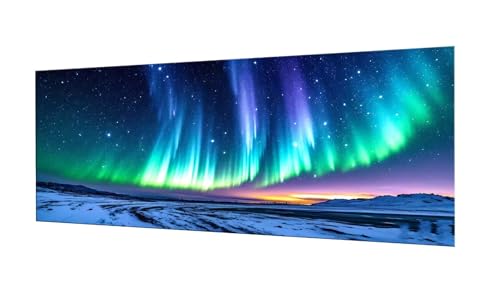 100x250cm Diamond Painting Ewachsene Groß, DIY 5D Diamant Painting Aurora Bilder Art Bastelset Diamond Painting Kinder Anfänger Stickerei Set, for Home Wall Decor oder Madchen Geschenke F-260 von Kinooge