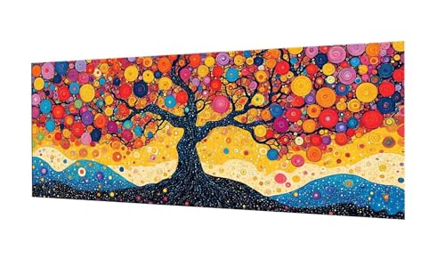 100x250cm Diamond Painting Ewachsene Groß, DIY 5D Diamant Painting Bunter Baum Bilder Art Bastelset Diamond Painting Kinder Anfänger Stickerei Set, for Home Wall Decor oder Madchen Geschenke F-64 von Kinooge