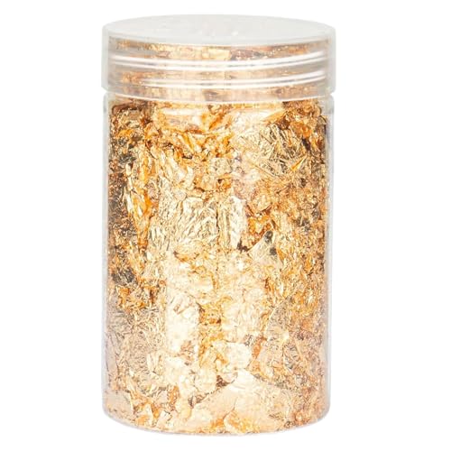 Kioriur Blattgold für das Handwerk – Blattgold simuliert und glitzernd, Blattgold 10 g, vielseitig für das Handwerk, Kioriur Blattgold für das Handwerk – Blattgold simuliert und glitzernd, Blattgold 10 g, vielseitig für das Handwerk, von Kioriur