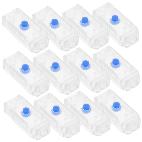 Kisangel 1 Satz String Lichter Zubehör USB Gehäuse Teile Schalter Gehäuse Zubehör Schalter Gehäuse Teile USB Abdeckung Teile Schalter Abdeckungen Transparent Abs 20 Stück von Kisangel