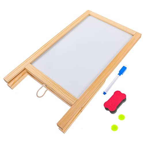 Kisangel 1 Set Zeichenbrett Aus Holz Ankündigungstafel Pinnwand Weiße Tafel Tischnummer Tafel Löschbare Tafel Kaffeebar Schild Whiteboard Desktop Nachrichtentafel Visionstafel von Kisangel