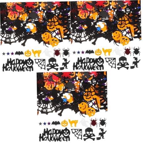 Kisangel 3 Packungen Halloween Dekoration Konfetti Halloween Spinnen Konfetti Halloween Ornament Halloween Party Konfetti Party Plastikspinnen Konfetti Dekorative Streuung Halloween von Kisangel