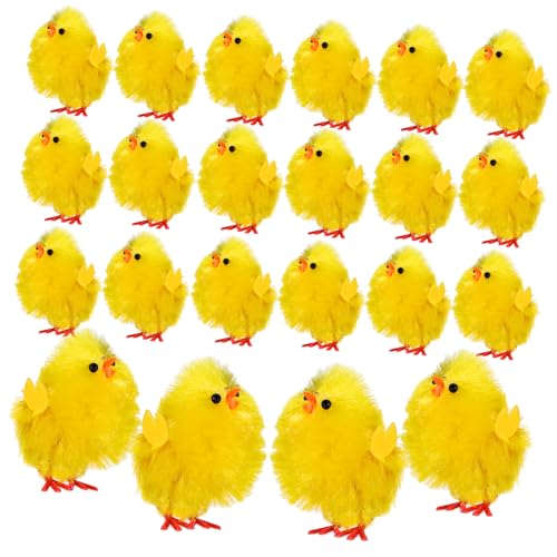 Kisangel 36 Stück Dekorationen Gelbe Mini Küken für Fröhliche Osterfeiern Langlebig und für Wohnungsdeko Kisangel 36 Stück Dekorationen Gelbe Mini Küken für Fröhliche Osterfeiern Langlebig und für Wohnungsdeko von Kisangel