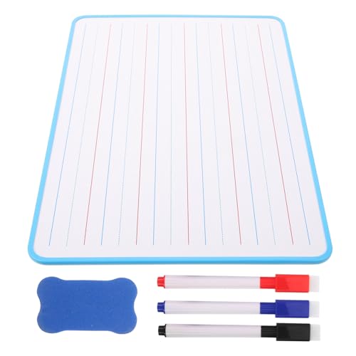 Kisangel Zeichenbrett für Trockenlöschbrett mit Linien gefüttert Planke Handschrift Übungstafel Schule Weißes Board für Studenten Trockenlöschtafel für Plastik Kisangel Zeichenbrett für Trockenlöschbrett mit Linien gefüttert Planke Handschrift Übungstafel Schule Weißes Board für Studenten Trockenlöschtafel für Plastik von Kisangel