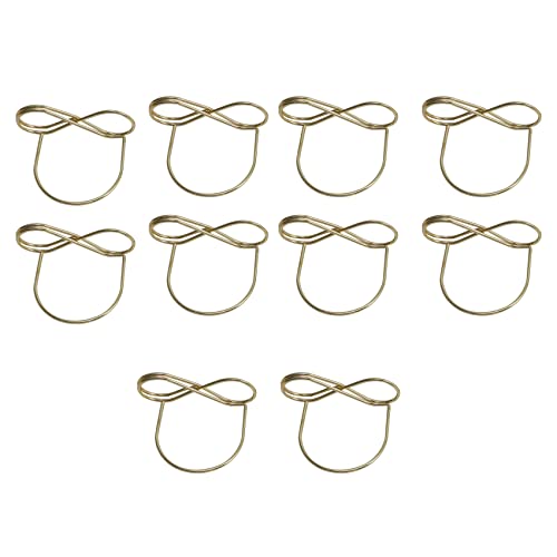 Kissmii 20 StüCke Tischnummern Halter Steht Tisch Karten Halter Bogen Form Tischnummern Halter Metall Tisch Karten Halter Golden von Kissmii