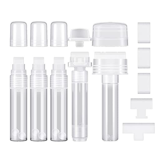 Kissmii 5Er-Pack Graffiti-Marker, NachfüLlbare Lackmarker, Lackstift für mit 5 Ersatzspitzen (50 Mm, 30 Mm, 15 Mm) von Kissmii