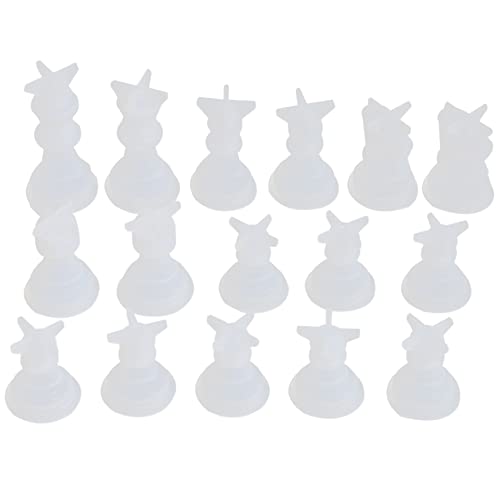 Kissmii Schach Form für Harz Silikon Schach Harz Form Schach Kristall Epoxid Guß Formen für DIY, das Geburtstag Geschenk Macht von Kissmii