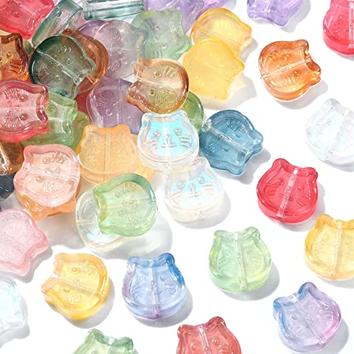 KitBeads 100pcs Zufällige Glas Katze Perlen Bunte Niedliche Kätzchen Tier Perlen Tiny Lampwork Haustier Katze Kopf Perlen für Schmuck Herstellung Armbänder Bulk KitBeads 100pcs Zufällige Glas Katze Perlen Bunte Niedliche Kätzchen Tier Perlen Tiny Lampwork Haustier Katze Kopf Perlen für Schmuck Herstellung Armbänder Bulk von KitBeads
