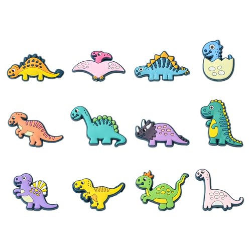 KitBeads Dinosaurier-Silikonperlen, Dinosaurier-Ei, Tier-Fokal-Perlen, niedliche Dino-Perlen für Schmuckherstellung, Schlüsselanhänger, Stifte, Handwerk, Großpackung, 24 Stück von KitBeads