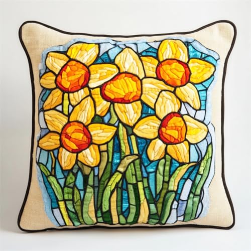 Kitquiver Diy Knüpfkissen Set Fantasieblumen Diy-Knüpfhäkel-Sets,Nadelspitzen-Set Für Heimdekoration,Handarbeitsset Für Erwachsene Anfänger 17x17In Kitquiver Diy Knüpfkissen Set Fantasieblumen Diy-Knüpfhäkel-Sets,Nadelspitzen-Set Für Heimdekoration,Handarbeitsset Für Erwachsene Anfänger 17x17In von Kitquiver
