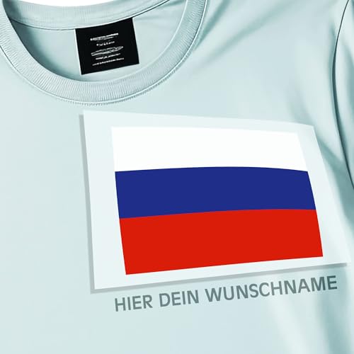 Kiwistar - Bügelbilder für Textilien - Russland - Bügeletiketten mit Länderflagge und Wunschtext - ab 120 mm personalisierbar für Trikots, Kleidung, Sport, Teams, Schule, EM, WM, Events, Name, Nummer Kiwistar - Bügelbilder für Textilien - Russland - Bügeletiketten mit Länderflagge und Wunschtext - ab 120 mm personalisierbar für Trikots, Kleidung, Sport, Teams, Schule, EM, WM, Events, Name, Nummer von Kiwistar