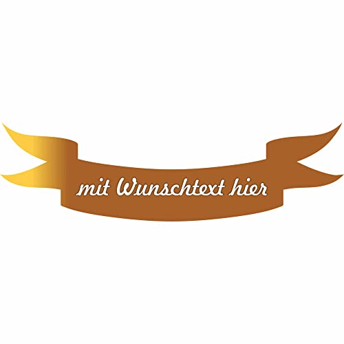 Klebeetiketten - Aufkleber - Design Standarte - mit Wunschtext - Bild - Logo - personalisiert - Namensaufkleber - benutzerdefiniert für Firmenlogos - Schule - Kinder - KITA von Kiwistar