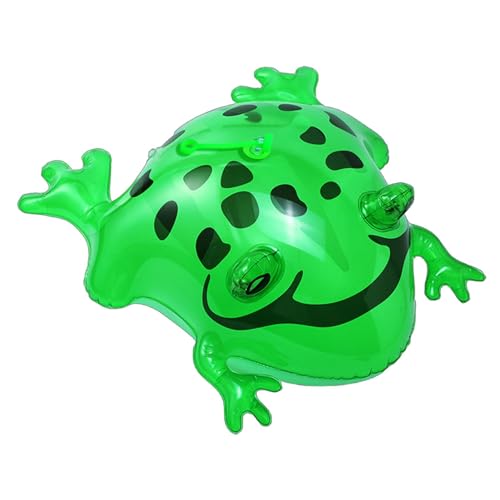 Kixolazr Aufblasbarer Frosch, Froschspielzeug,Großer springender, leuchtender Schildkröten-Krötenballon | Lustige Cartoon-Partygeschenke für Kinder, Frosch-Partydekorationen, Tierornament für von Kixolazr