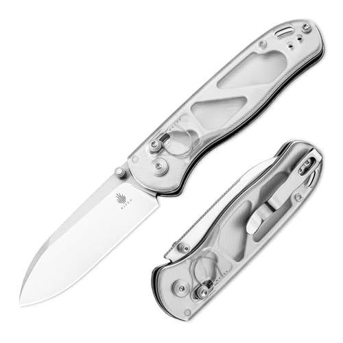 Kizer Drop Bear EDC Klappmesser, 2,98" Nitro-V-Stahlklinge Acrylgriff Taschenmesser mit Daumenöffner, Clutch Lock Messer für Männer Frauen Geschenk V3619A1 Kizer Drop Bear EDC Klappmesser, 2,98" Nitro-V-Stahlklinge Acrylgriff Taschenmesser mit Daumenöffner, Clutch Lock Messer für Männer Frauen Geschenk V3619A1 von Kizer