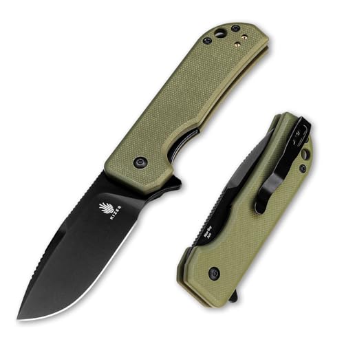 Kizer Nice Guy Klappmesser, 2,84" Nitro-V-Klinge, Leichtes Scharfes Camping und Outdoor Messer, G10 Griff Survival Messer mit Liner Lock Flipper EDC Messer V3011A1 Kizer Nice Guy Klappmesser, 2,84" Nitro-V-Klinge, Leichtes Scharfes Camping und Outdoor Messer, G10 Griff Survival Messer mit Liner Lock Flipper EDC Messer V3011A1 von Kizer