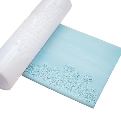 Acryl-Ton-Roller für Ohrringherstellung, mit Blumenmustern und griffigem Griff, Rindsleder, Textur-Werkzeug, Acryl-Ton-Texturroller Acryl-Ton-Roller für Ohrringherstellung, mit Blumenmustern und griffigem Griff, Rindsleder, Textur-Werkzeug, Acryl-Ton-Texturroller von Klaisy