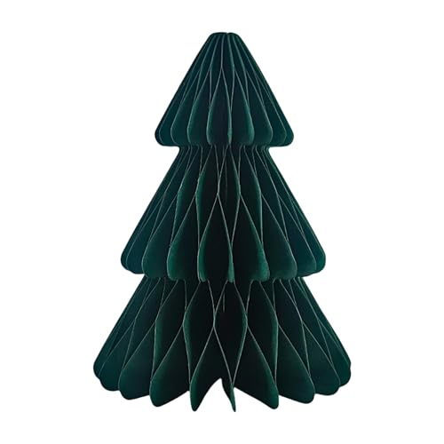 Klaisy 10 Stück Festival Weihnachtsbaum Kugel Ornament Stilvolle Papierbaumschmuck für den Innen- und Außenbereich von Klaisy