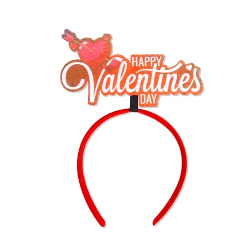 Klaisy Modischer Valentinstag-Kopfschmuck, stilvolles Haarband, Schmuck für Partys, Bühnenauftritte, Kopfbedeckung, Ornament von Klaisy