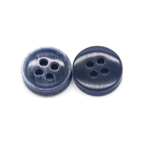 Harzknöpfe 13mm dekorative Knöpfe für Kleidungspullover Mantel, Blau, 10mm 20pcs von Klauer