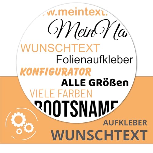 Wunschtext Aufkleber Auto Motorrad - Aufkleber selbst gestalten - Konfigurator von Klebe-X® mit Vorschau | KF Sticker Aufkleber nach Wunsch Buchstaben Text Autofolie Folien Aufkleber von Klebe-X