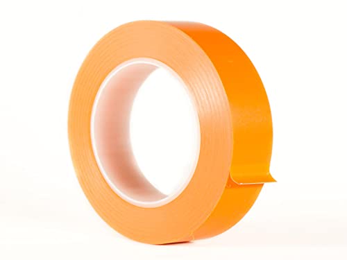25 mm x 55 m Orange Fineline Konturenband Zierlinienband Finelineband hochwertiges Klebeband lackieren Airbrush Masking Tape Fineline Tape Orange oder Grün (25mm x 55m, orange) von Klebeland