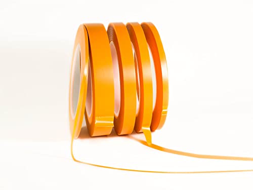 50 mm x 55 m Orange Fineline Konturenband Zierlinienband Finelineband hochwertiges Klebeband lackieren Airbrush Masking Tape Fineline Tape Orange oder Grün (50mm x 55m, orange) von Klebeland