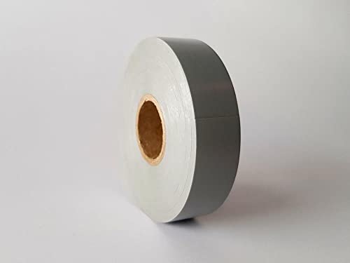 PVC Isolierband 19mm x 33m Isoband Klebeband für Elektriker Bastler in 11 verschiedenen Farben (Silber/Grau) von Klebeland