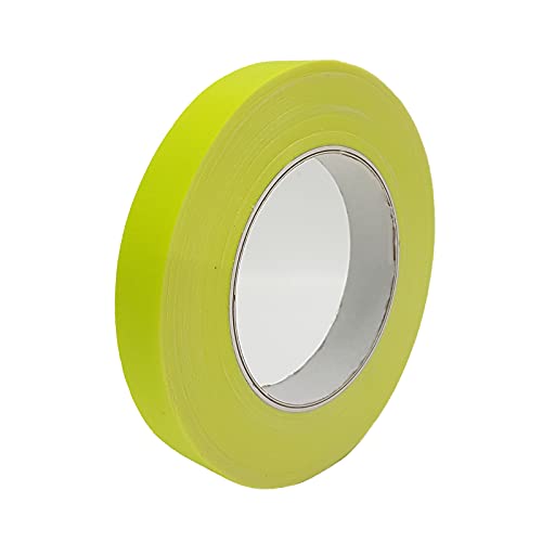 NEON KLEBEBAND GAFFA 19mm X 25m matt fluoreszierend Gelb von Klebetape.de