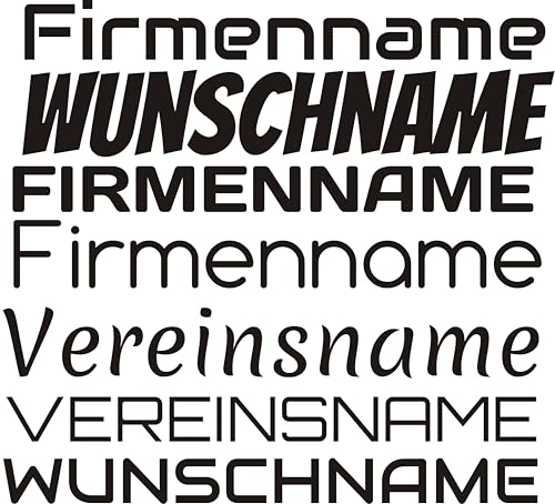 Kleckerliese DTF Bügelbild DIY Wunschname Wunschtext Text Personalisiert Name Breite 10cm von Kleckerliese