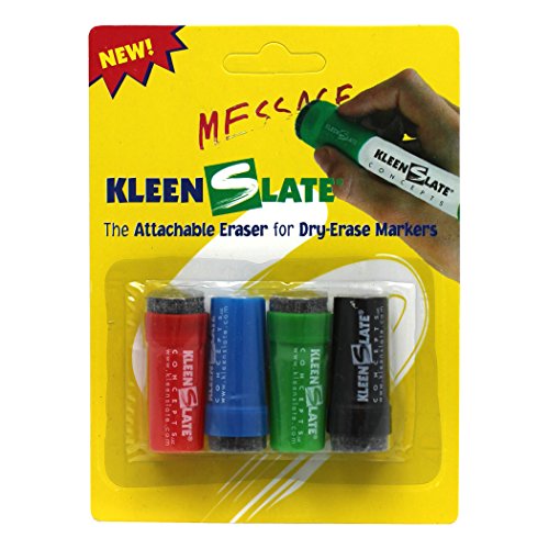 ATTACHABLE ERASERS FOR DRY 4/PK von KleenSlate