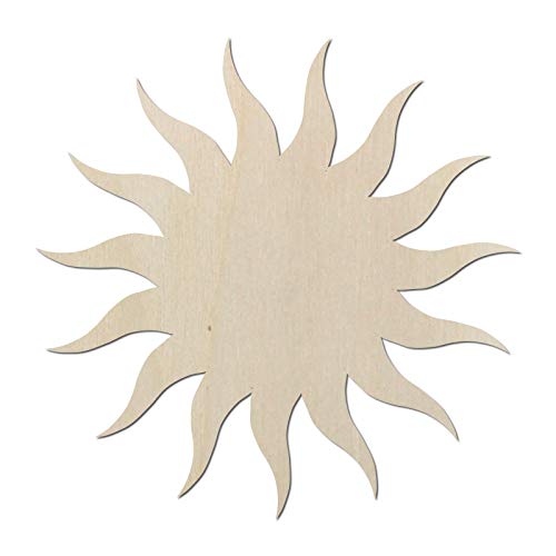 Kleenes Traumhandel - Sonne - Schlafzimmer Deko bis 60 cm Durchmesser aus Holz - Wanddeko Türdeko Kinderzimmer (30 cm, Sonne Typ1) von Kleenes Traumhandel