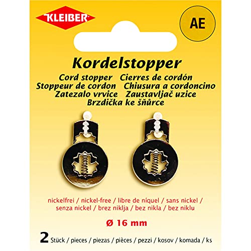 Kleiber + Co. GmbH 71152 Kordelstopper, silber, Ø16 mm Kleiber + Co. GmbH 71152 Kordelstopper, silber, Ø16 mm von Kleiber + Co. GmbH