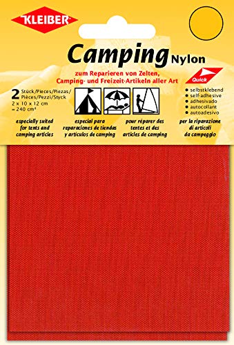 Kleiber + Co.GmbH Camping-Nylon, 100% Polyamid, orange, 2X 10 cm x 12 cm von Kleiber