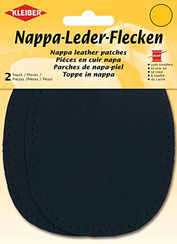 Kleiber Nappaleder, gebeizt, oval, Polyester, dunkelblau, von Kleiber