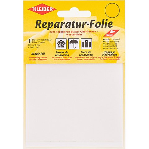 Kleiber Reparatur-Folie, transparent, 10 x 20 cm von Kleiber