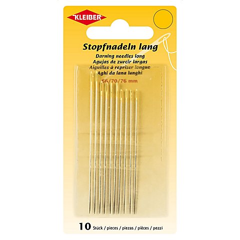 Kleiber Stopfnadeln, Stärke: 0,8–1,3 mm, Länge: 66–76 mm, 10 Stück von Kleiber