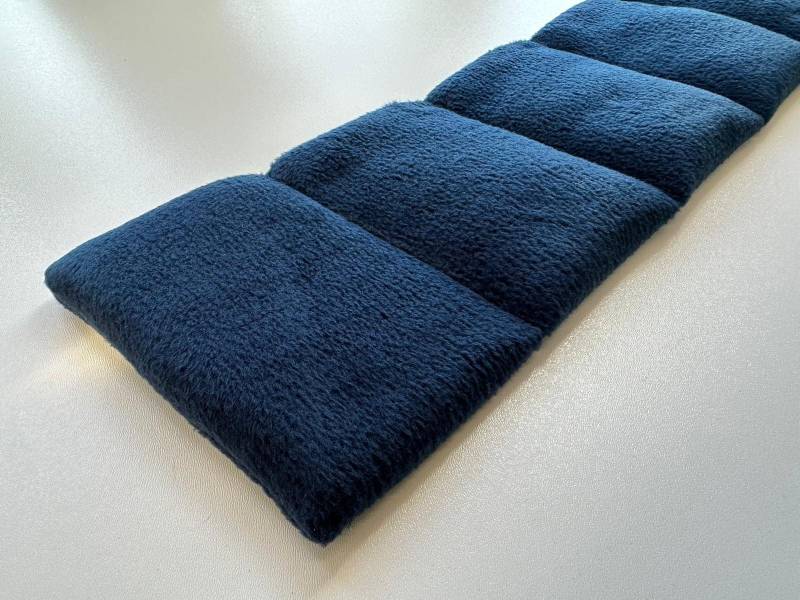 Körnerkissen , Wärmekissen „ Polarfleece Marineblau " Xl von KleinesAtelier