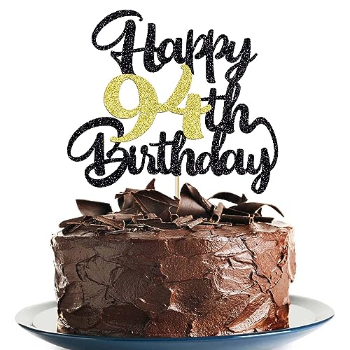 94th Happy birthday cake topper happy birthday cake decoration 94th birthday party decoration gift plugin (94) von Klionjor